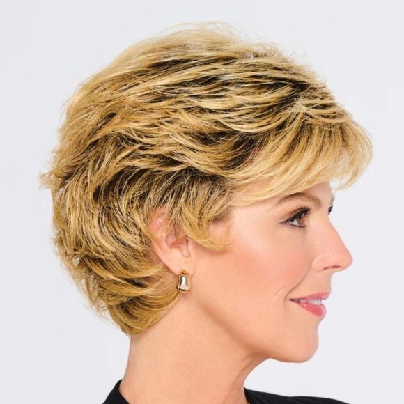 HAIRDO SWEPT BACK SHORT CUT in R4 Midnight Brown - Picture 3 of 6